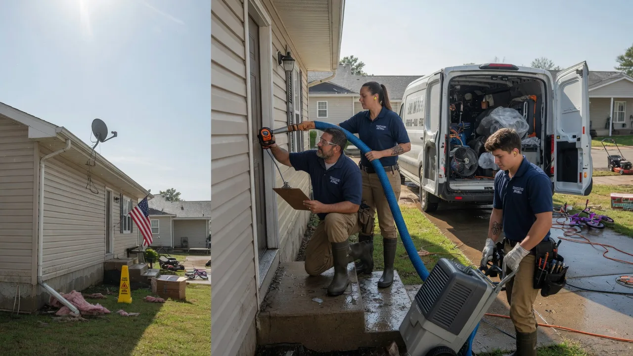 Ceiling Water Damage Restoration in Kyle, SD near me